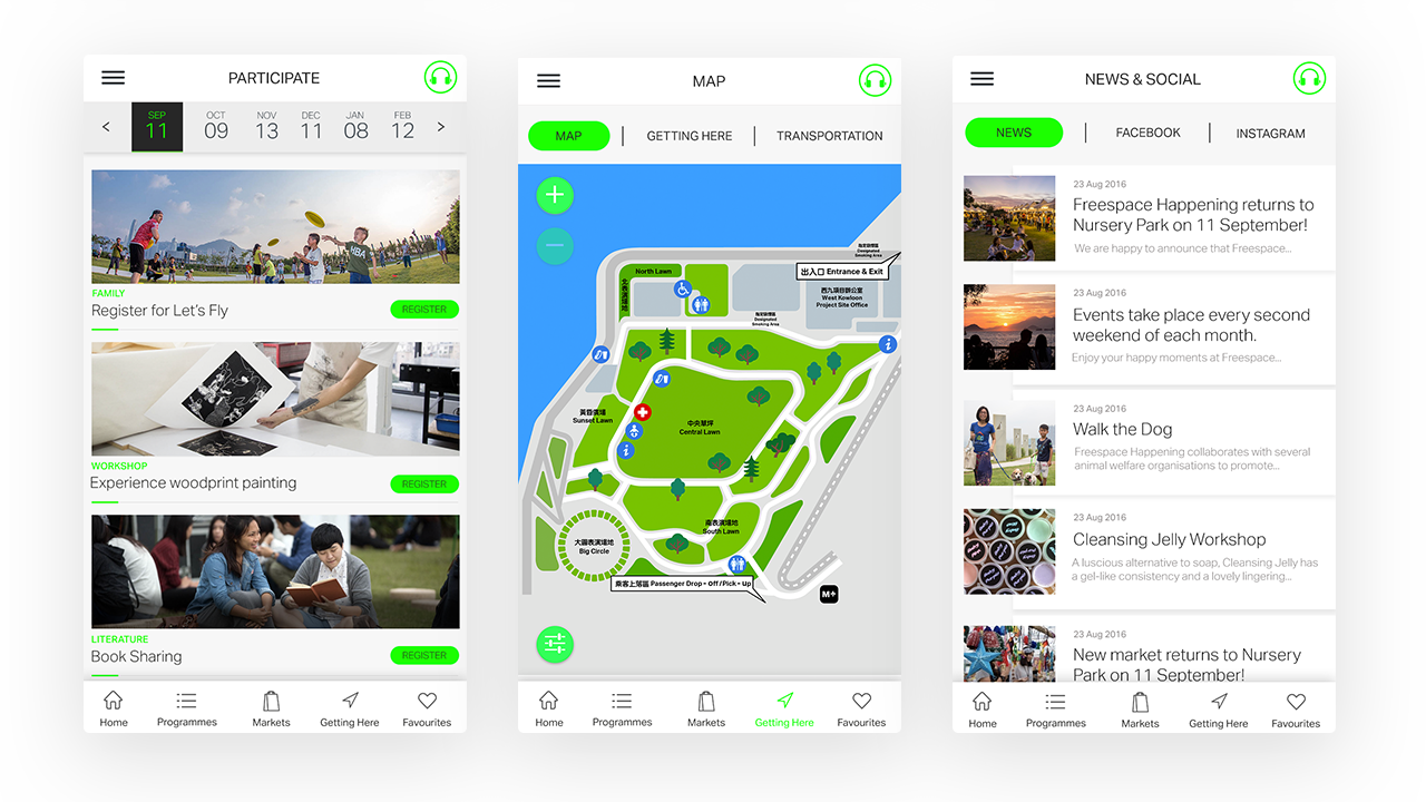 Freespace Fest - Ticketing System & Mobile App 3 section3b