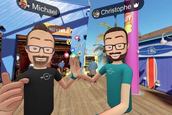 【係VR世界玩Facebook,同朋友自拍?】 5 april1