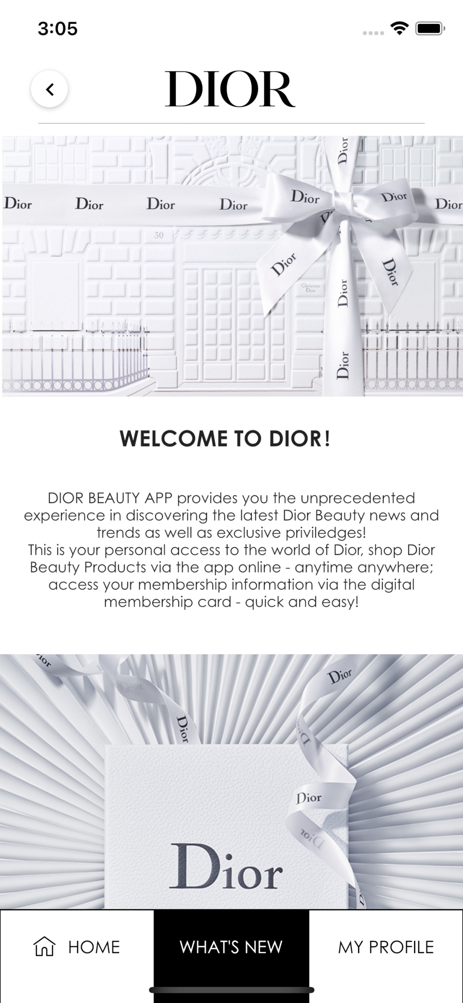 Dior - Membership Mobile App 2 iphone11pro whatsnewdetails en